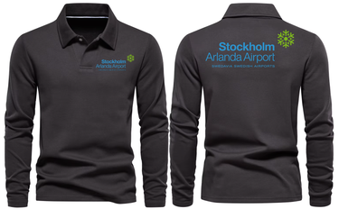 STOCKHALM AIRPORT LONG SLEEVE POLO